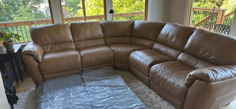 Natuzzi Leather Sectional