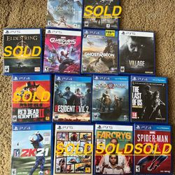 PS4 PS5 Xbox Games
