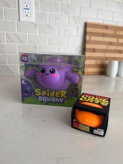 RMS Halloween Spider Squishy and Cool Cat