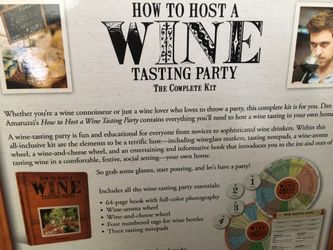 Wine tasting party box