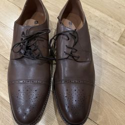 Men Brown Dressy Shoes Size 11