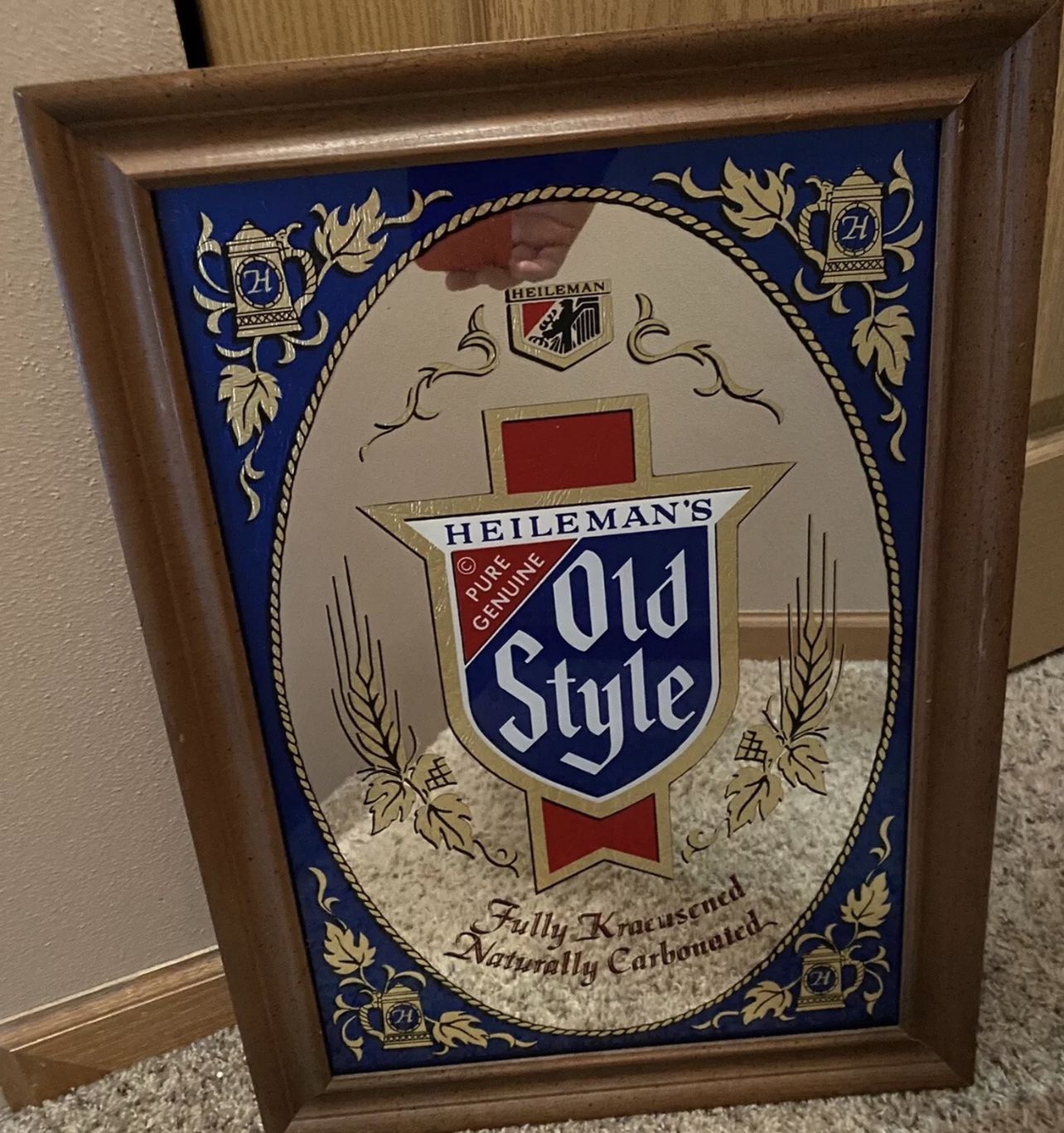 Vintage Old Style Beer Sign Mirror for Sale in Chicago, IL - OfferUp