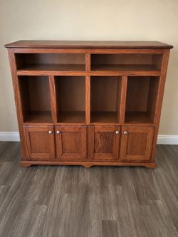 Heavy Duty Wood TV / Storage Cabinet