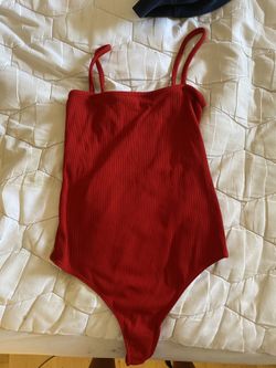 BRANDY RED BODYSUIT