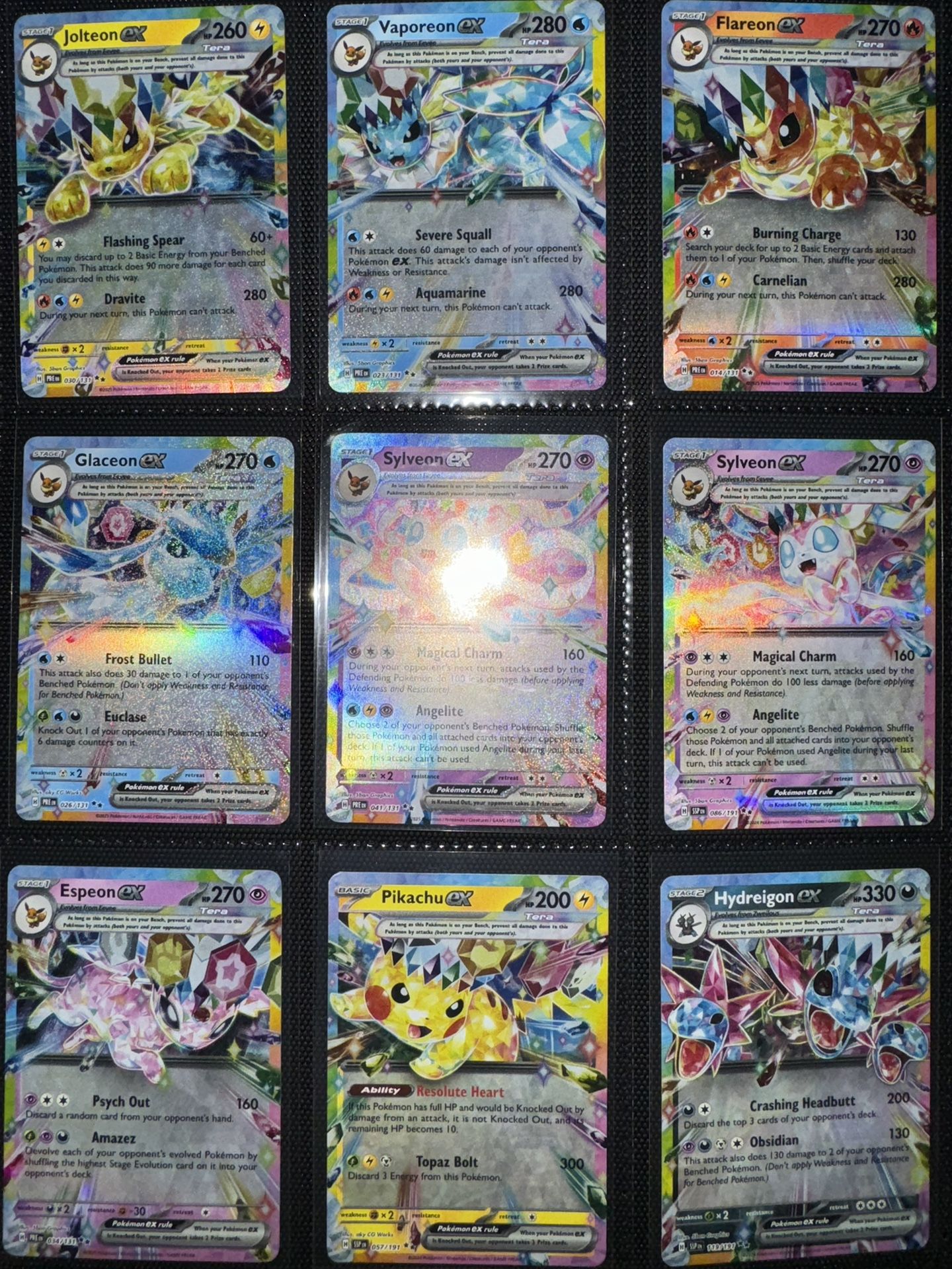 Pokemon TCG Trade Binder SV SWSH ex V VMax VStar Full Art