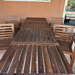 Patio Table & 4 Chairs