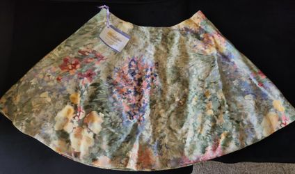 Monet Floral Designer Skirt S/M