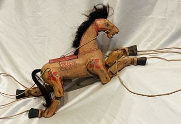 Wooden Marionette horse