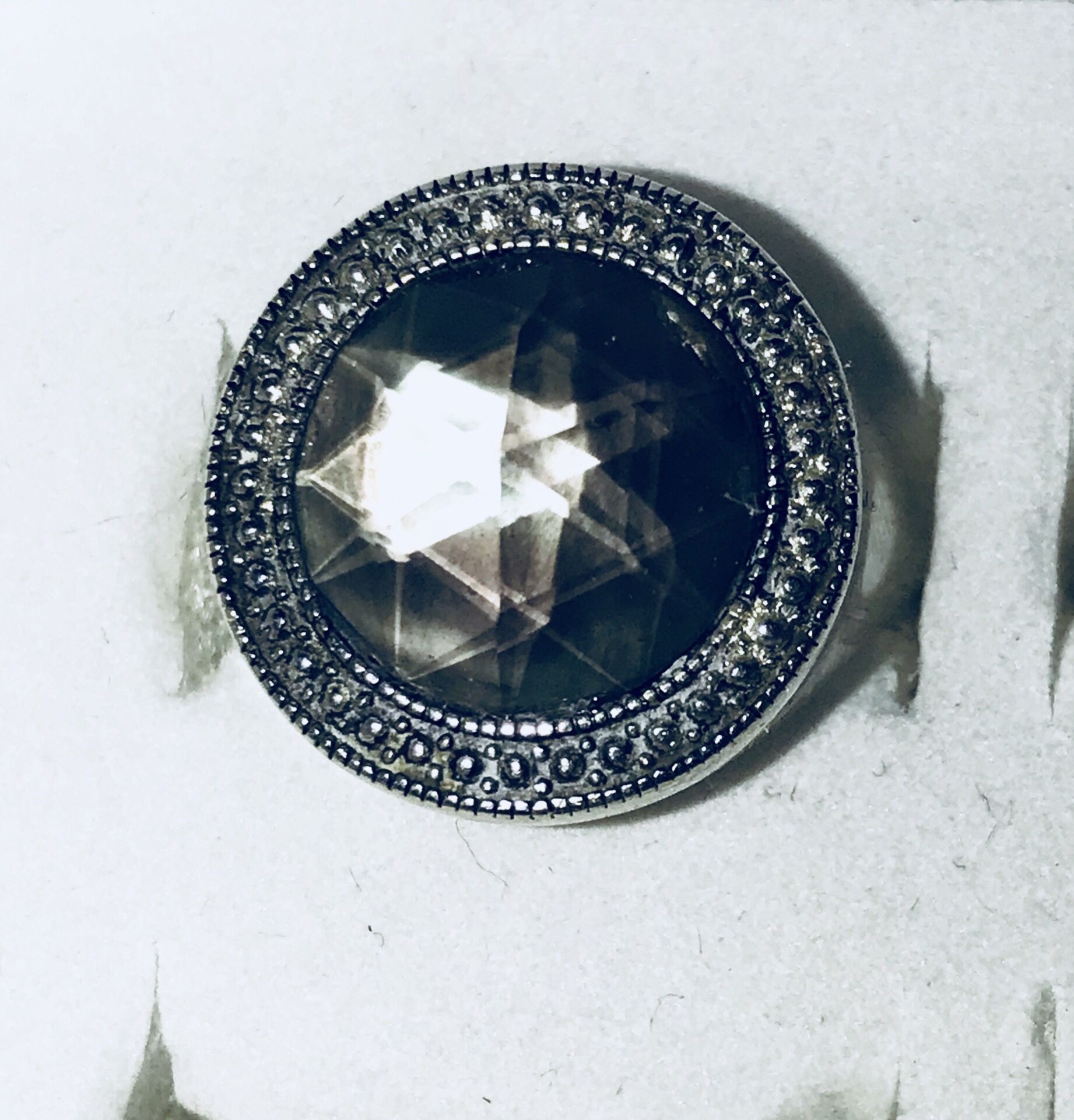 Sterling Silver Ring with 3 TCW Natural Laborite! Sz 7! $55 OBO