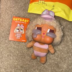 Authentic Pop MART x Crybaby Vacation Mode On series Plush Pendant Full Sail