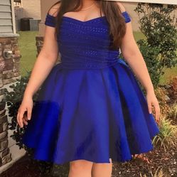 Blue Formal Prom Dress