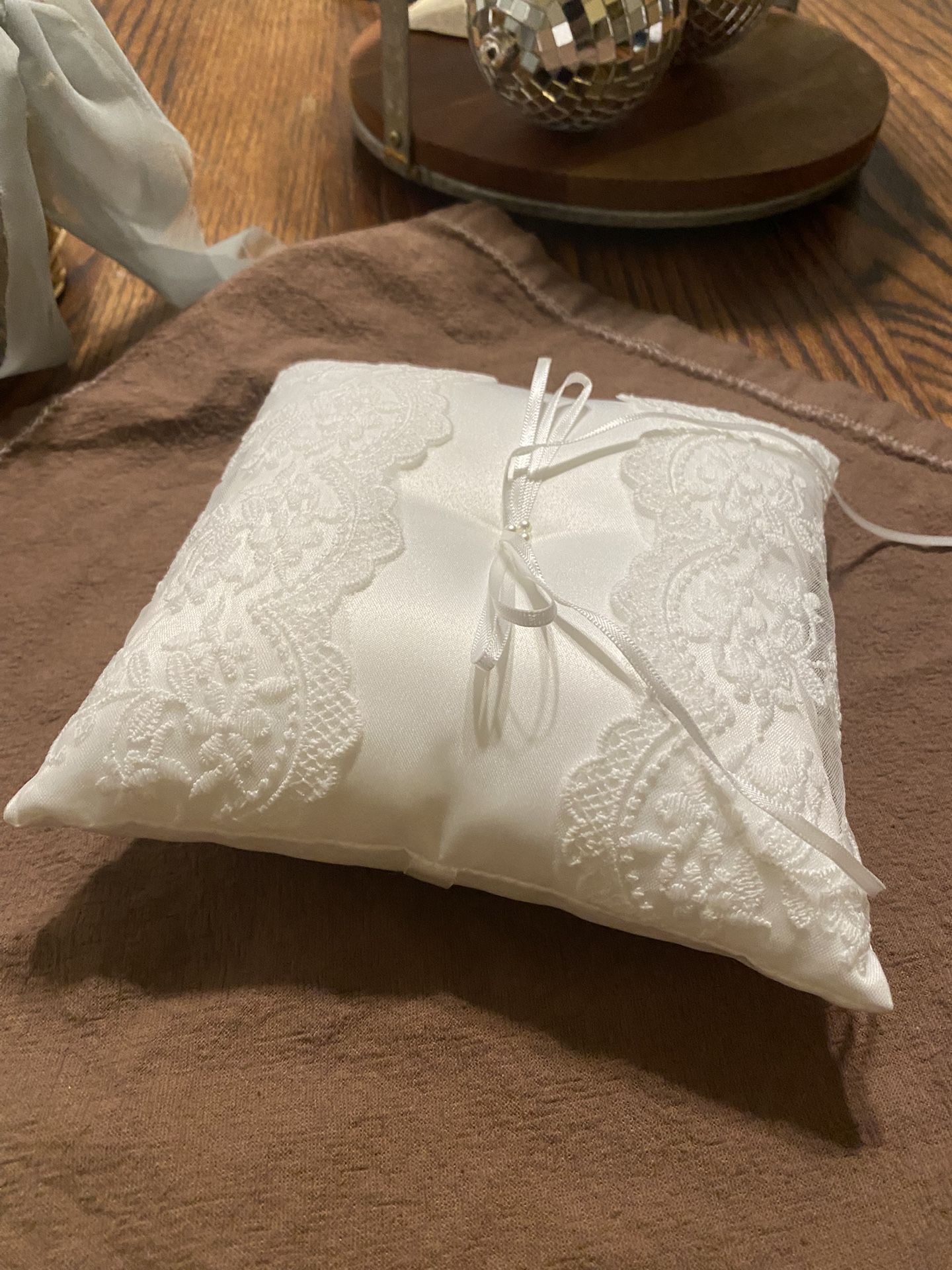 Ring Bearer Pillow With Lace