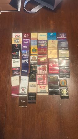 Vintage casino match books