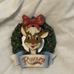 Rudolph Red-Nosed Reindeer Movie Ornament Wreath SF