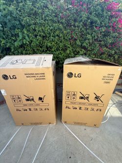 Lg Washer and Dryer Brand New in Box