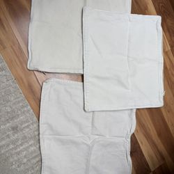 White Throw Pillow Covers! $1