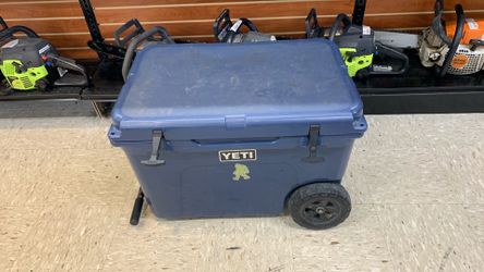 Yeti tundra haul wheeled cooler navy blue 50qt