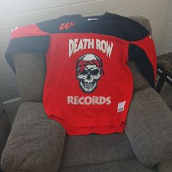  2 PAC DEATH ROW HOCKEY JERSEY SIZE 2XL