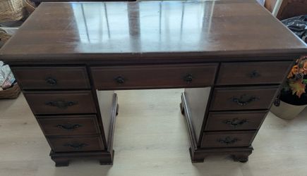 Wood desk