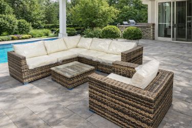 Luxury 10’ x 10’ L-Shape Outdoor Patio Sectional Set – $1,899