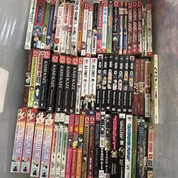 115 Book Manga Lot: Reincarnated as a Slime, Akame Ga Kill, Ranma, MAR