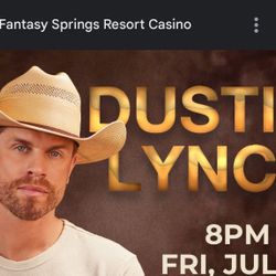 Dustin Lynch Tickets For Sale. 2 For $120 Total. 