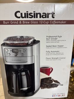 Cuisinart Burr Grind & Brew Glass 12-Cup Coffeemaker