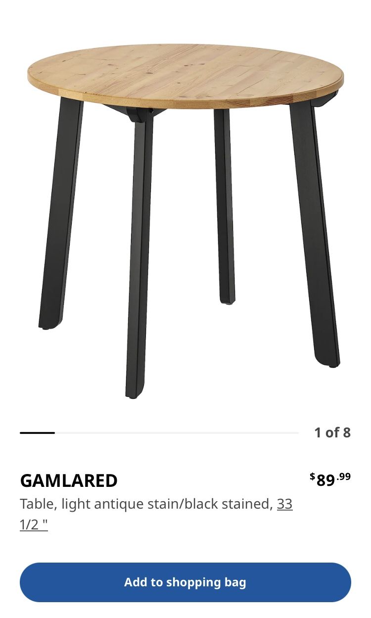 IKEA GAMLARED Dining Table/ New