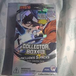 Naruto Smriti Collectible Cards Heaven Scroll 001 Collector Box 5 Booster Packs
With top cards $500+