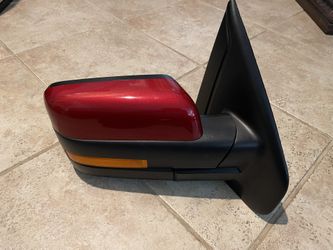 Ford F150 passenger side mirror with blinker (candy red metallic) 09-14