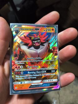 Incineroar GX Pokémon Card 27/149 Holo
