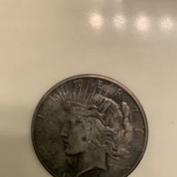 1922 Peace Silver Dallar One If Tge Rareest Coins
