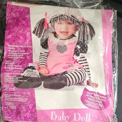 Baby Doll Costume 12-18 Months