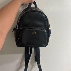 Coach Pebbled Leather Backpack