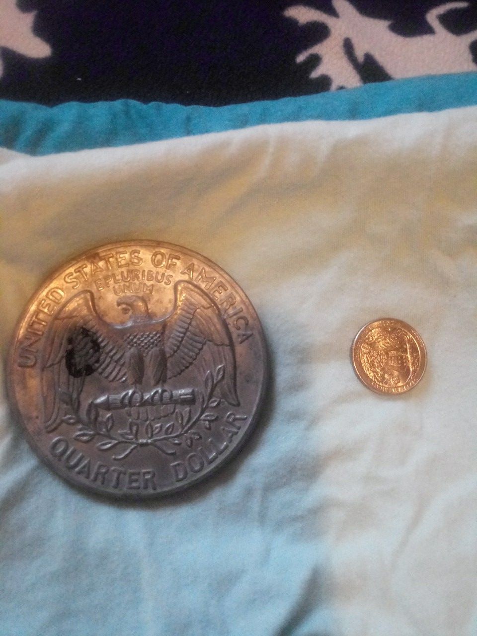 Big quarter is big 1972 Antiques