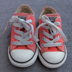 Orange Baby Converse Size 6