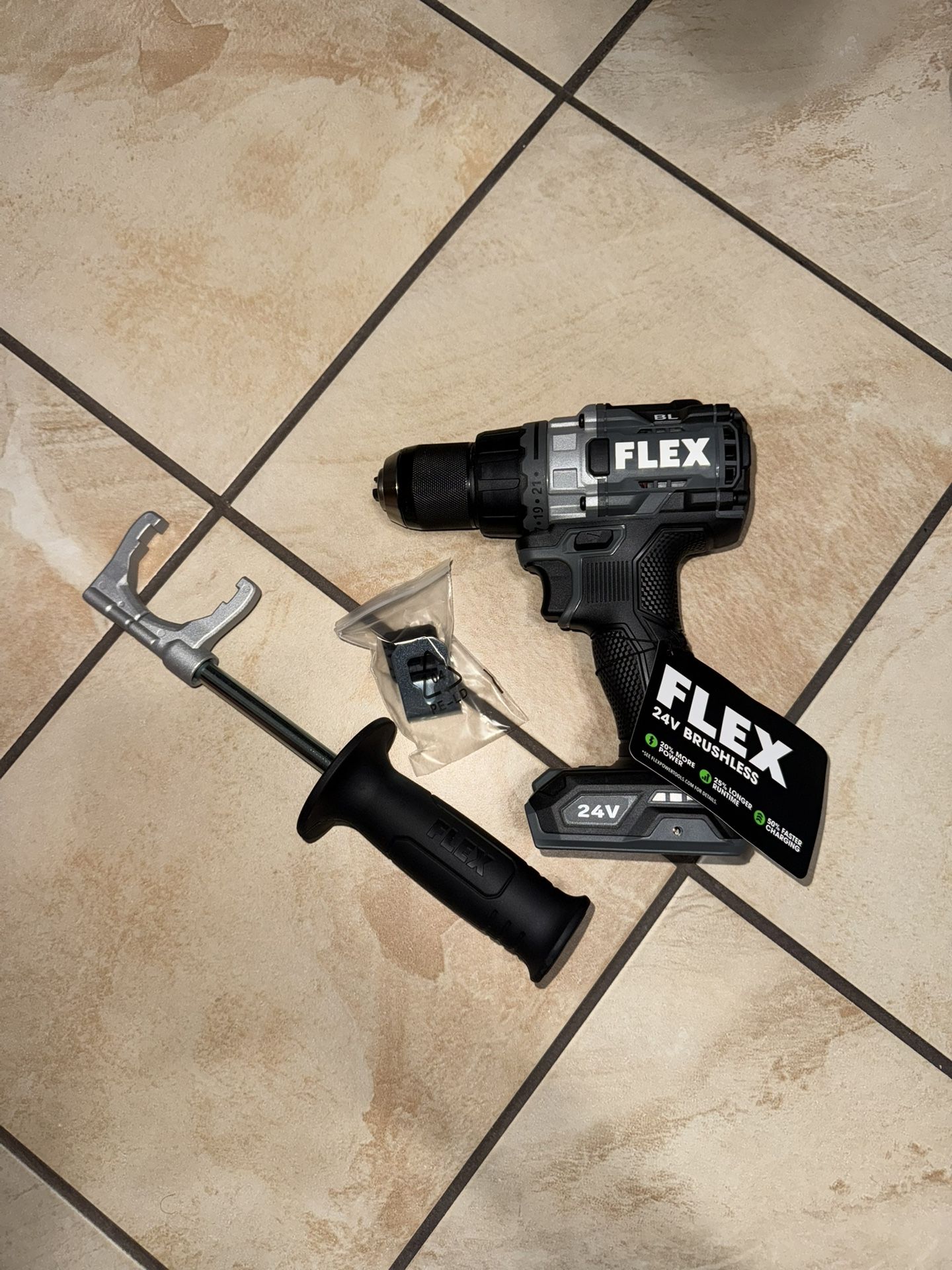 FLEX 24V 1/2in 2-Speed Drill Driver With Turbo Mode