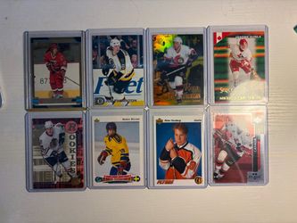 8 Sports Card Hockey Rookie Lot