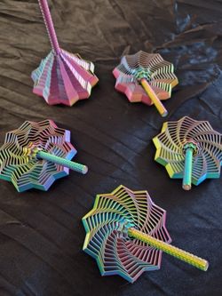 Fidget 10 Point Star Multi Color