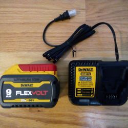 DeWalt 60V Flex Volt 9Ah Battery Charger Combo