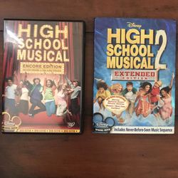 BACK TO SCHOOL DVDs - High School Musical (1st and 2nd)