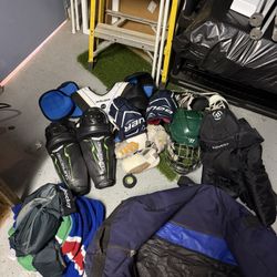 Men’s Hockey Gear, Sticks, New, Shooting Pad