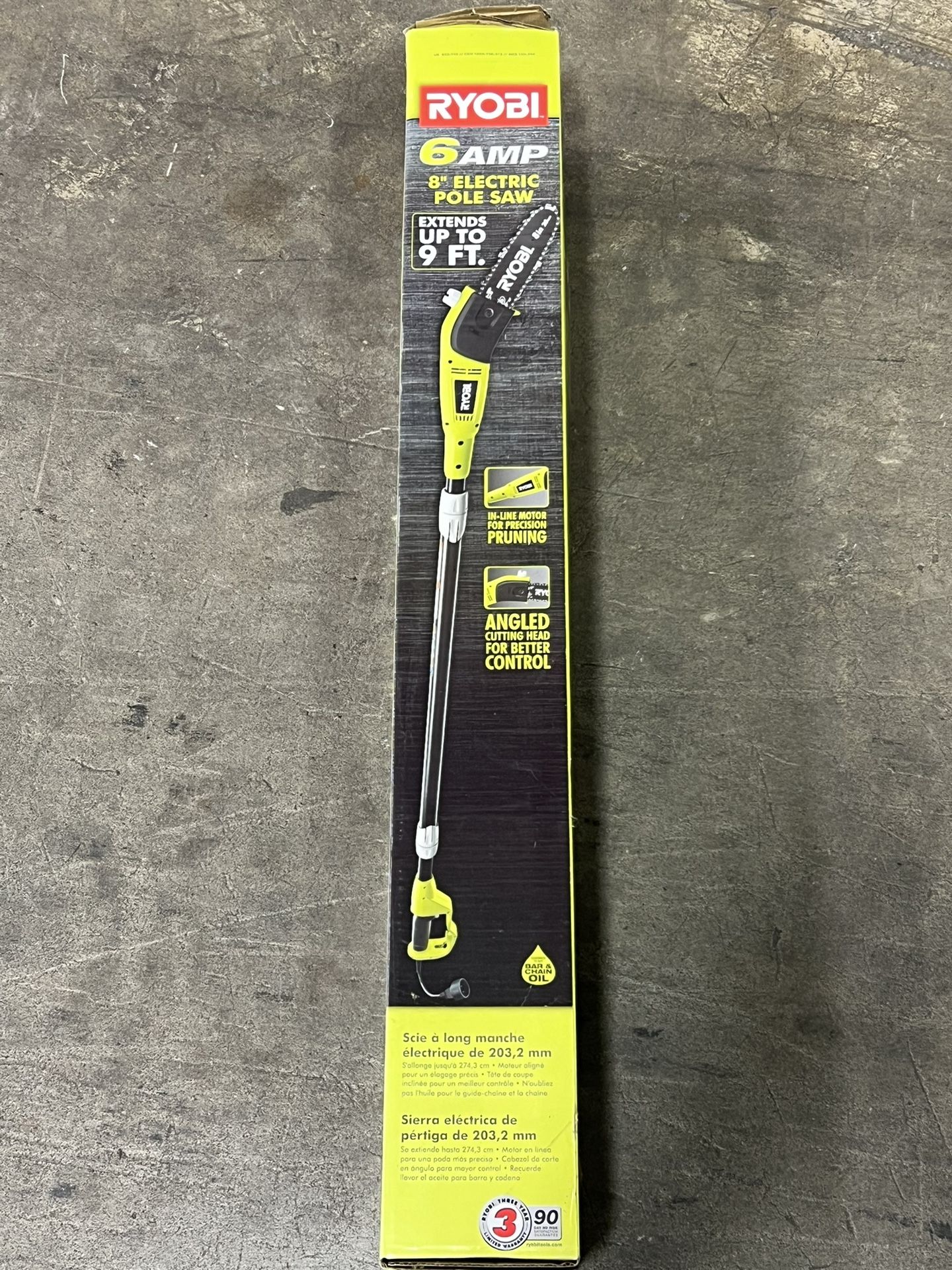 RYOBI 8 in. 6 Amp Pole Saw