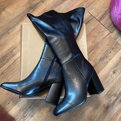 New! Steve Madden Knee High Block Heel Boots Size 8