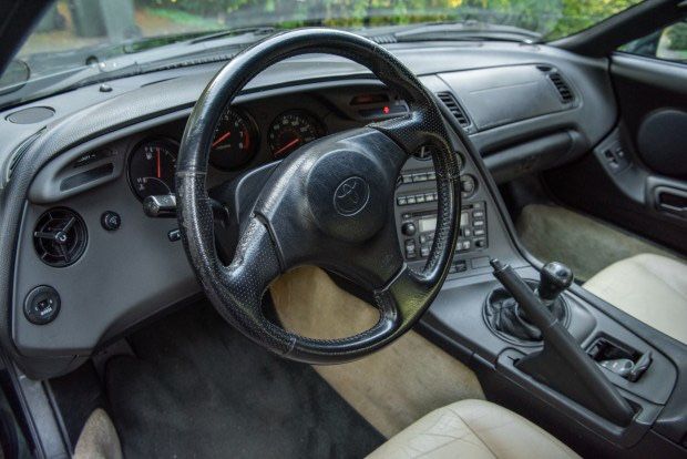 OEM Genuine USDM LHD 1998 MKIV Toyota Supra Steering Wheel Black Stitching
