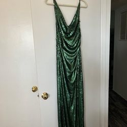 Emerald Green Sequence Dress