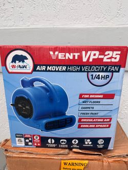 B-Air Vent VP-25 Air Mover High Velocity Fan