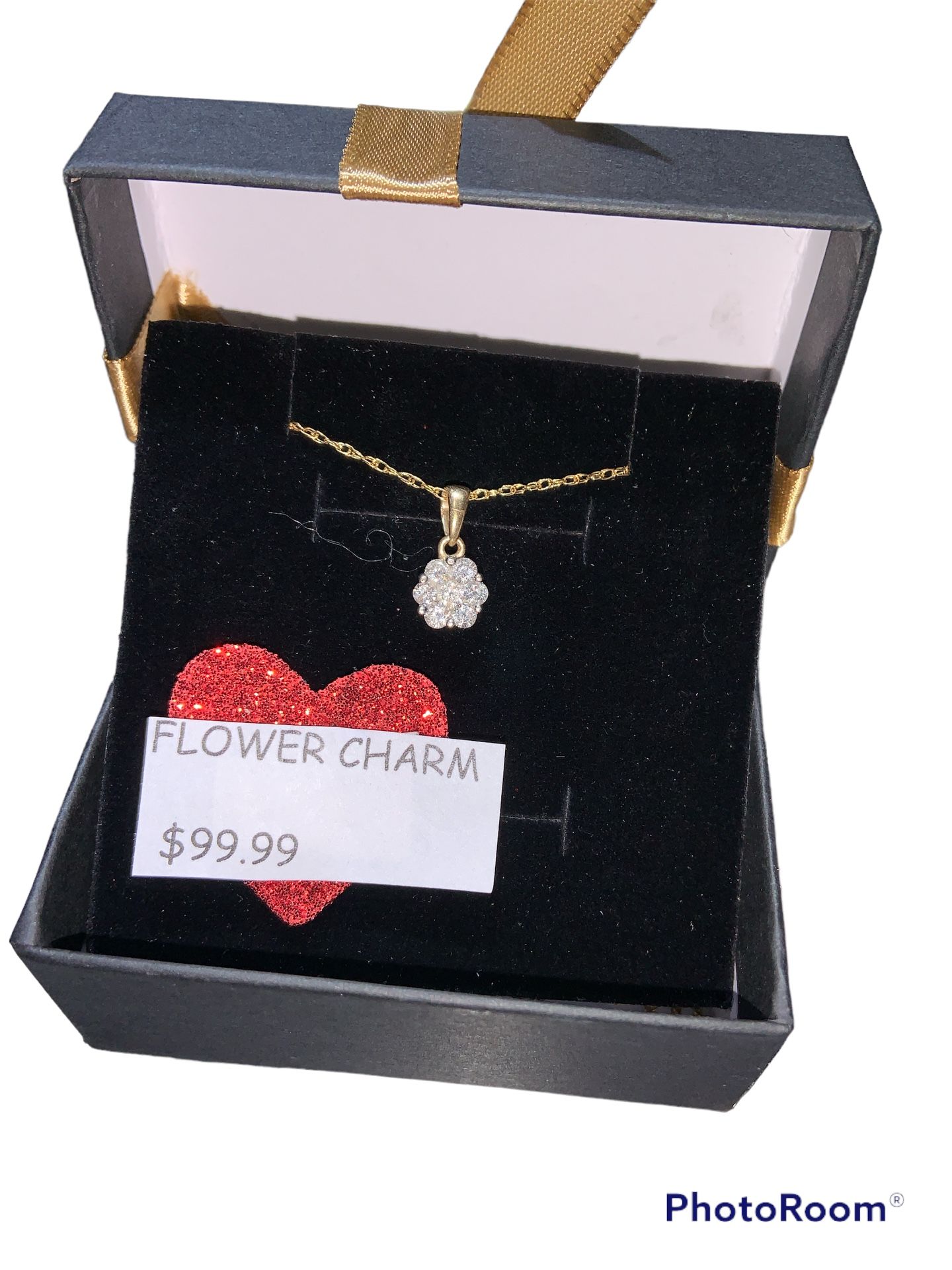 Valentine Gift Sets 🧸 Diamond Flower Charm Only 99.99