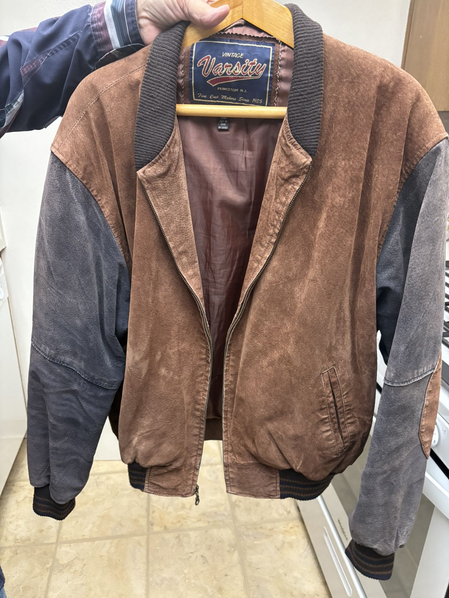 Men’s Suede Leather Jacket