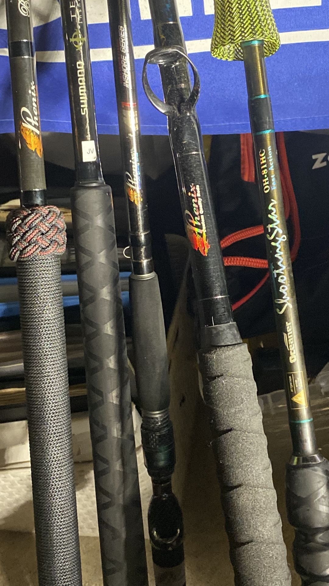 Fishing Poles Shimano , Phoenix, Ocean EXT.